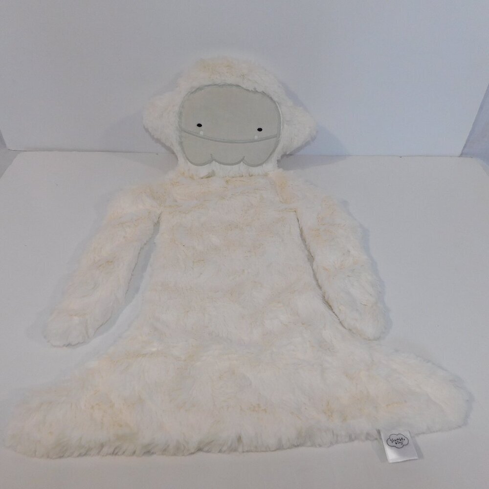 White Alpine Yeti Monster Slumberkins XL Snuggler Security Blanket 22" plush